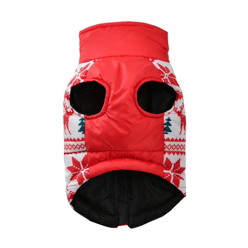 Winter Dog Coat - Reindeer Edition