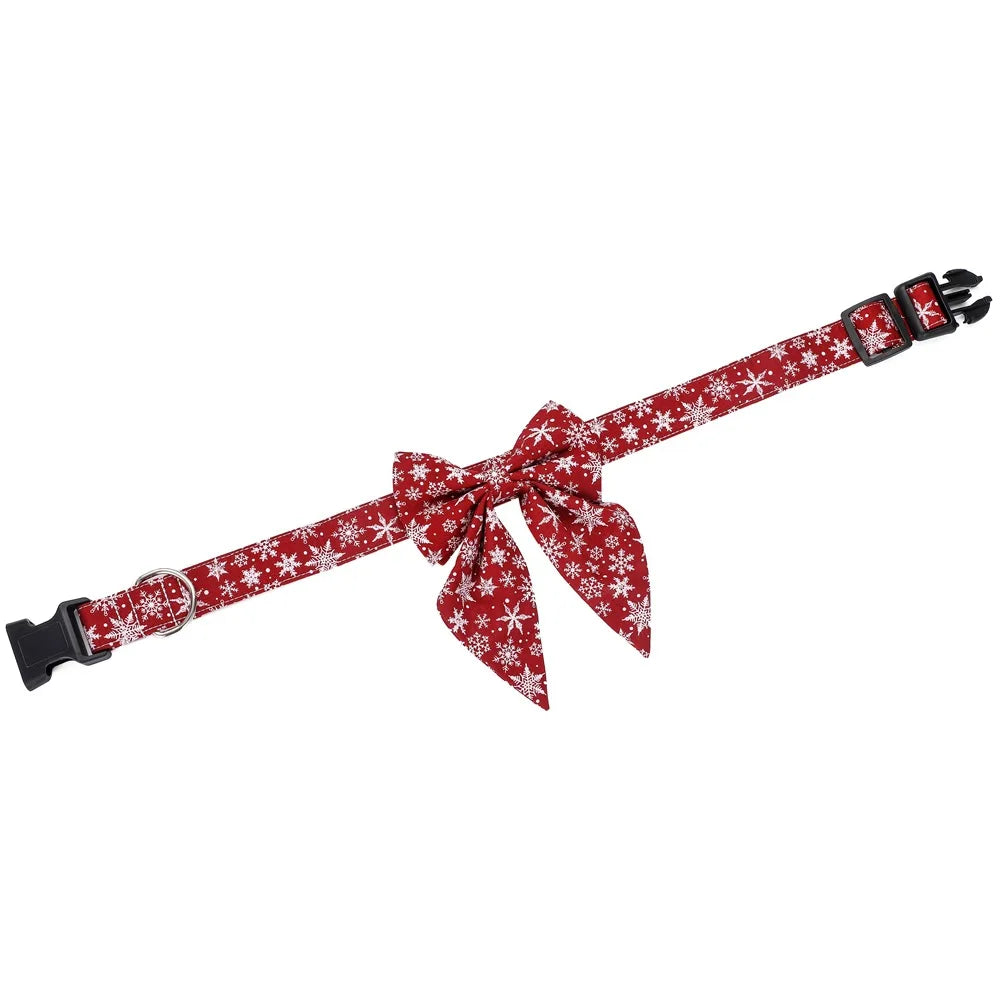 Christmas Dog Collar - Bow Tie - 7 Colours