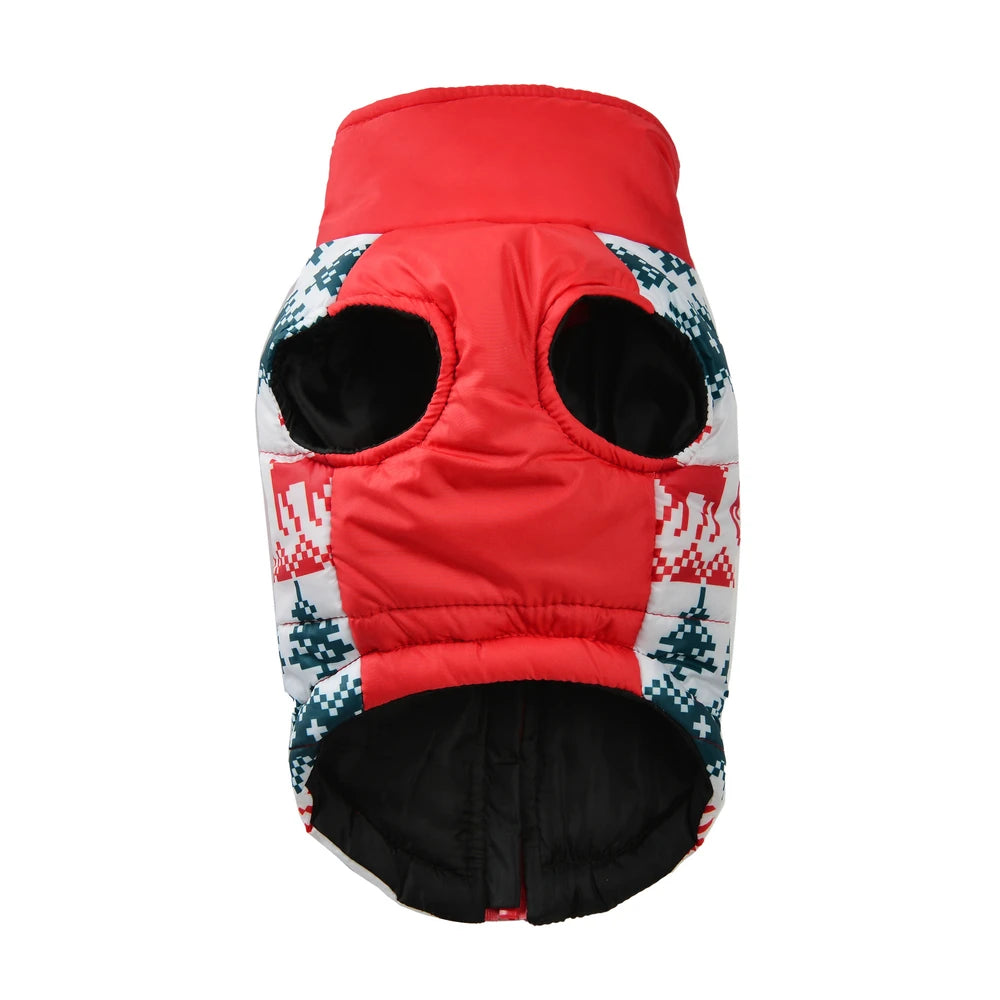 Winter Dog Coat - Reindeer Edition