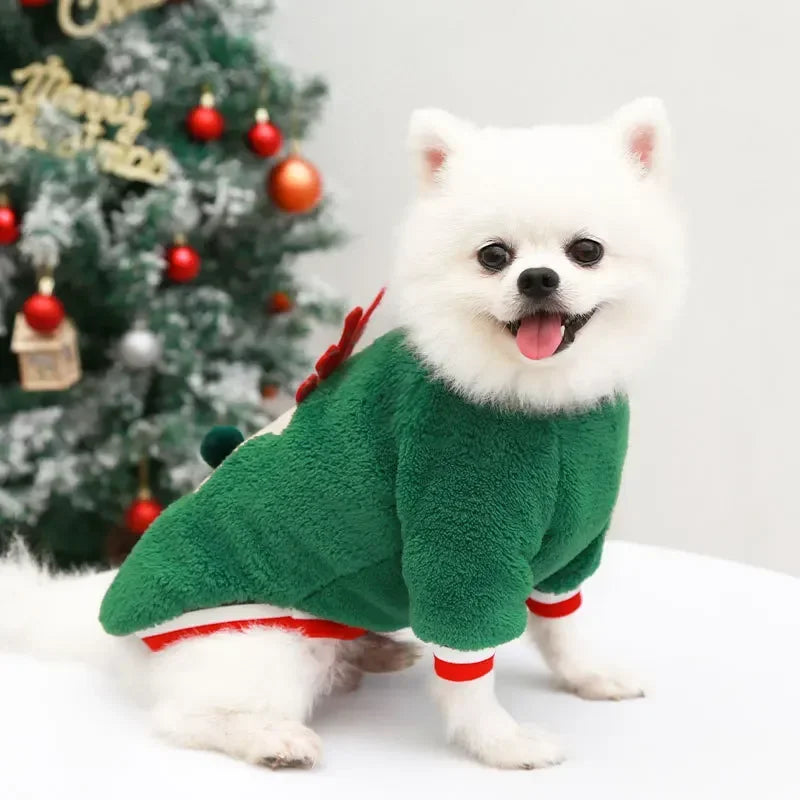 Christmas Fleece Dog Jumper
