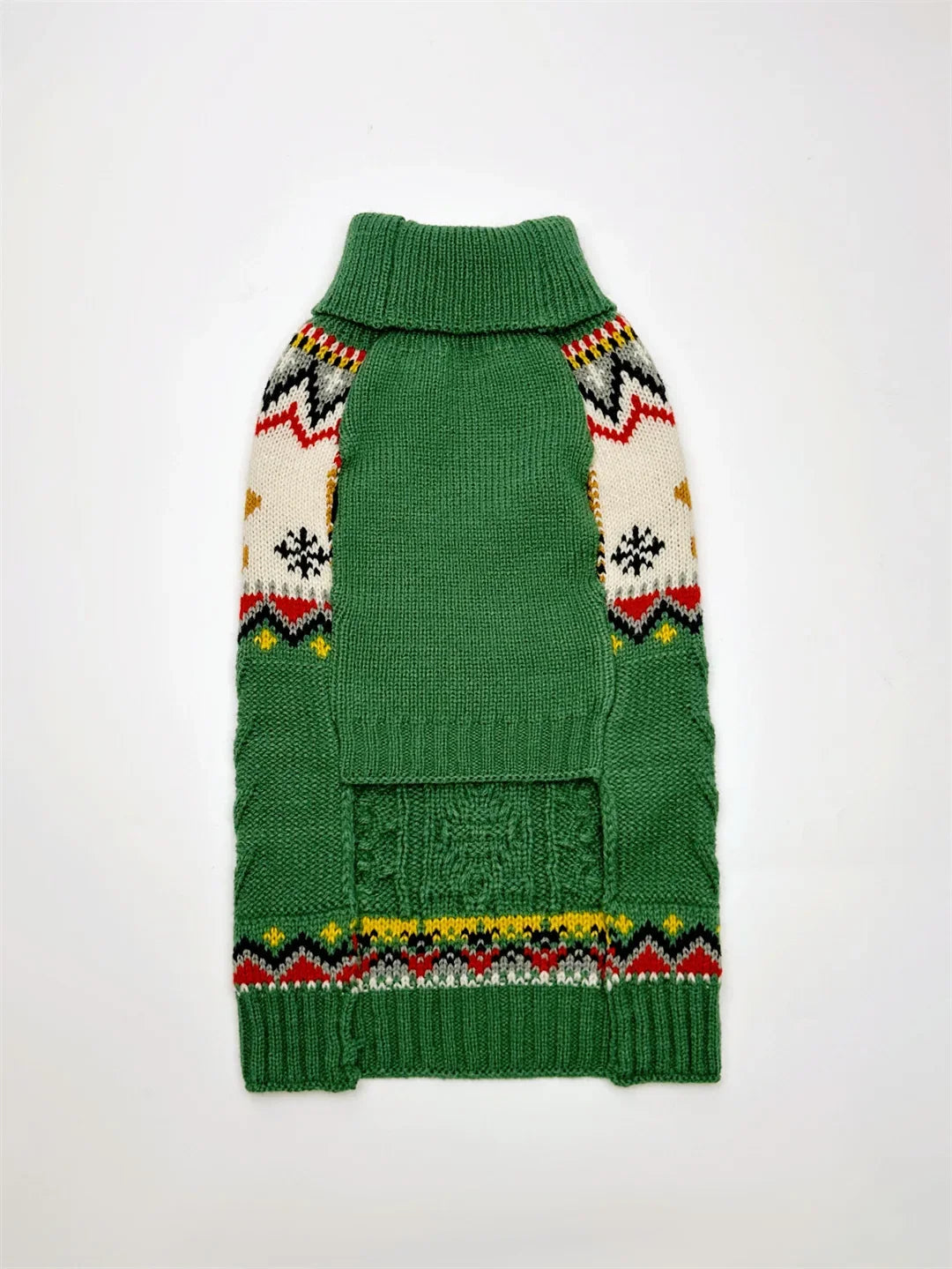 Dog Christmas Jumper – Gingerbread & Reindeer