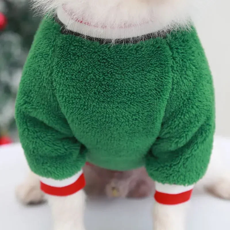 Christmas Fleece Dog Jumper