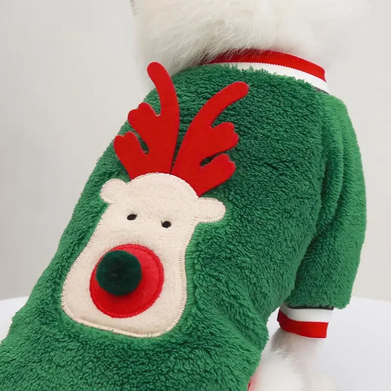 Christmas Fleece Dog Jumper