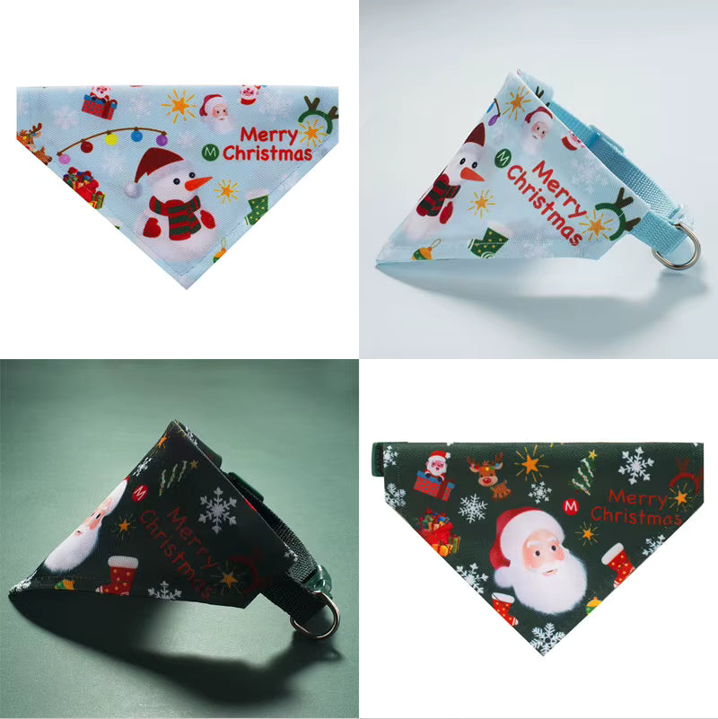 Christmas Pet Bandana Collar - Red
