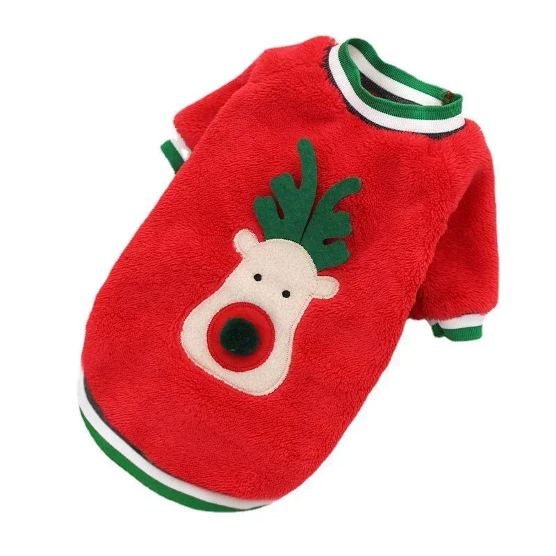 Christmas Fleece Dog Jumper