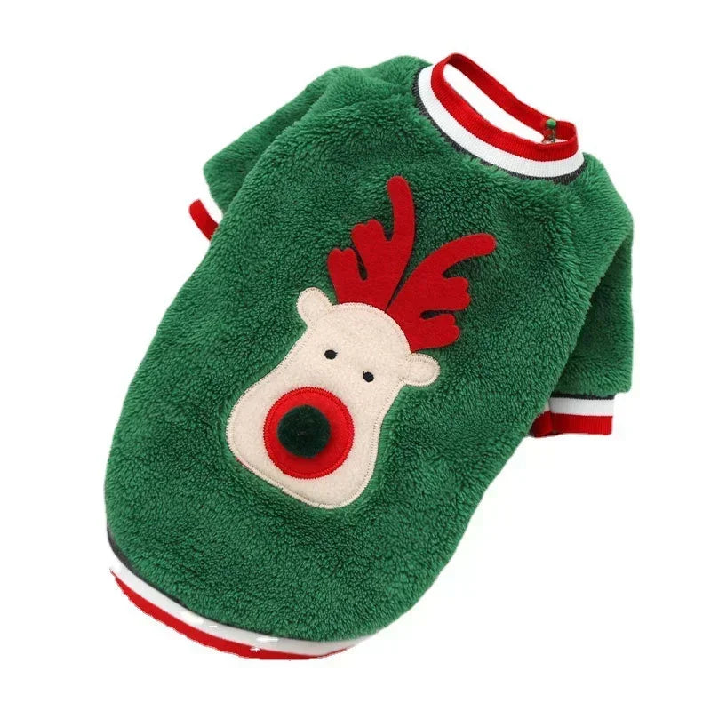 Christmas Fleece Dog Jumper