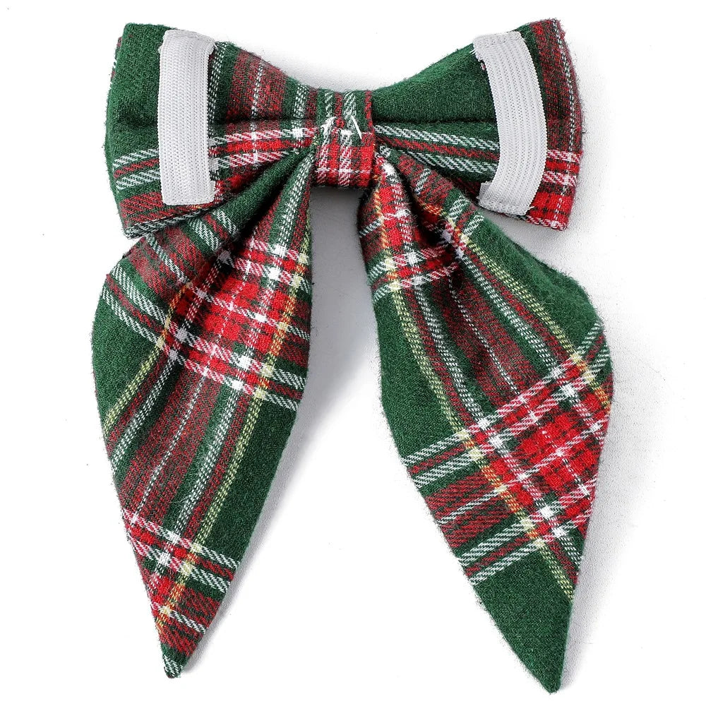 Christmas Dog Collar - Bow Tie - 7 Colours