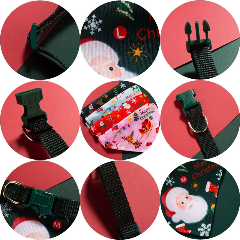 Christmas Pet Bandana Collar - Red