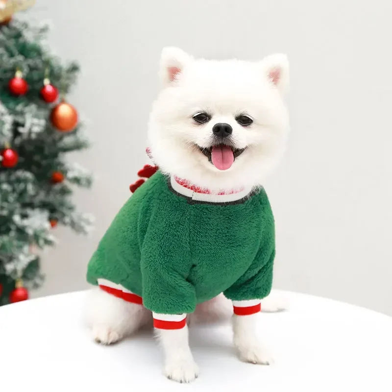 Christmas Fleece Dog Jumper